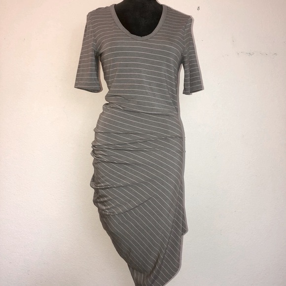 T Alexander Wang Asymmetrical T-Shirt Dress - Picture 1 of 15